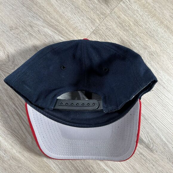 Vintage Atlanta Braves Hat Snapback MLB Logo Athletic Puma Blue Wool Blend Cap - Picture 7 of 9